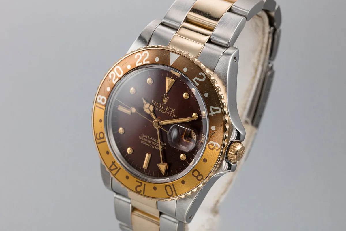 1979 Rolex Two-Tone GMT-Master 16753 with Rootbeer Nipple Dial