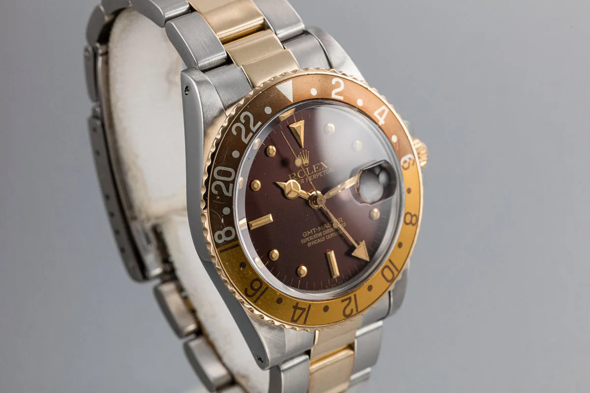 1979 Rolex Two-Tone GMT-Master 16753 with Rootbeer Nipple Dial