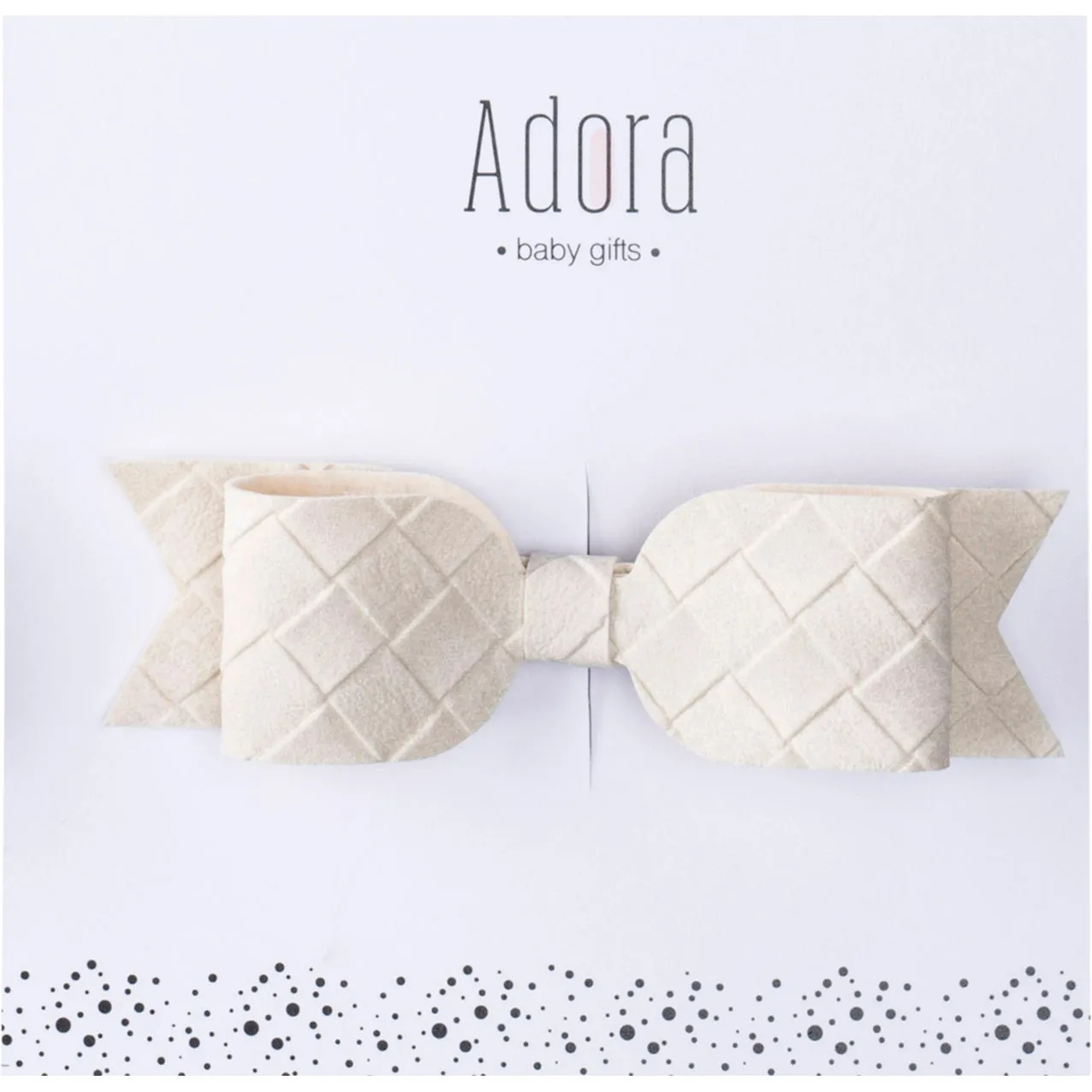 Adora Suede Bow Clip