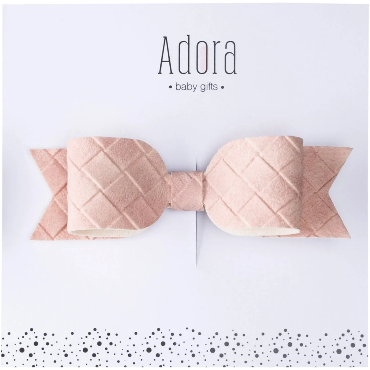 Adora Suede Bow Clip