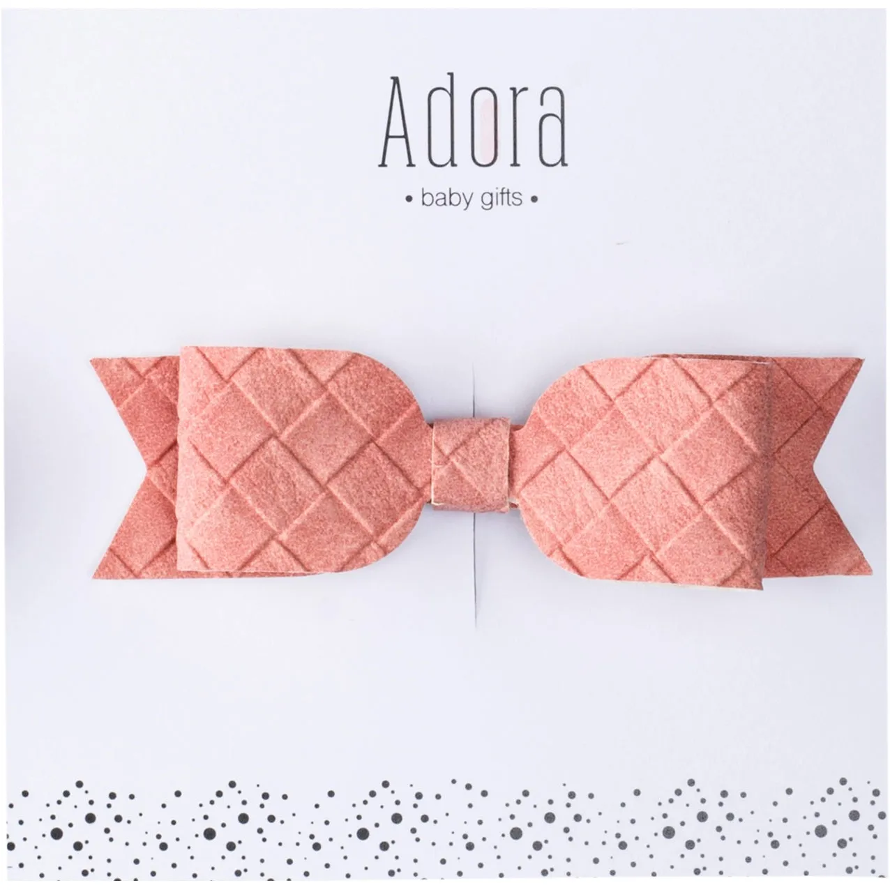 Adora Suede Bow Clip