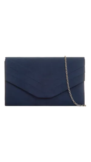 Aria Clutch-Navy