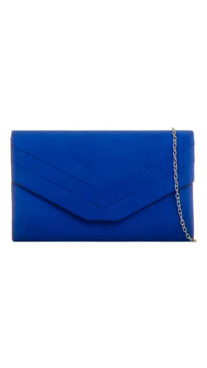 Aria Clutch-Royal Blue