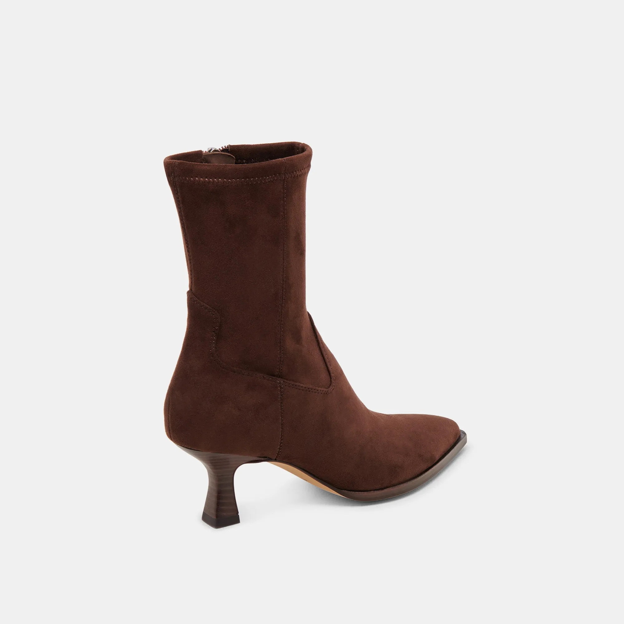 ARYA WIDE CALF BOOTS DK BROWN STELLA SUEDE