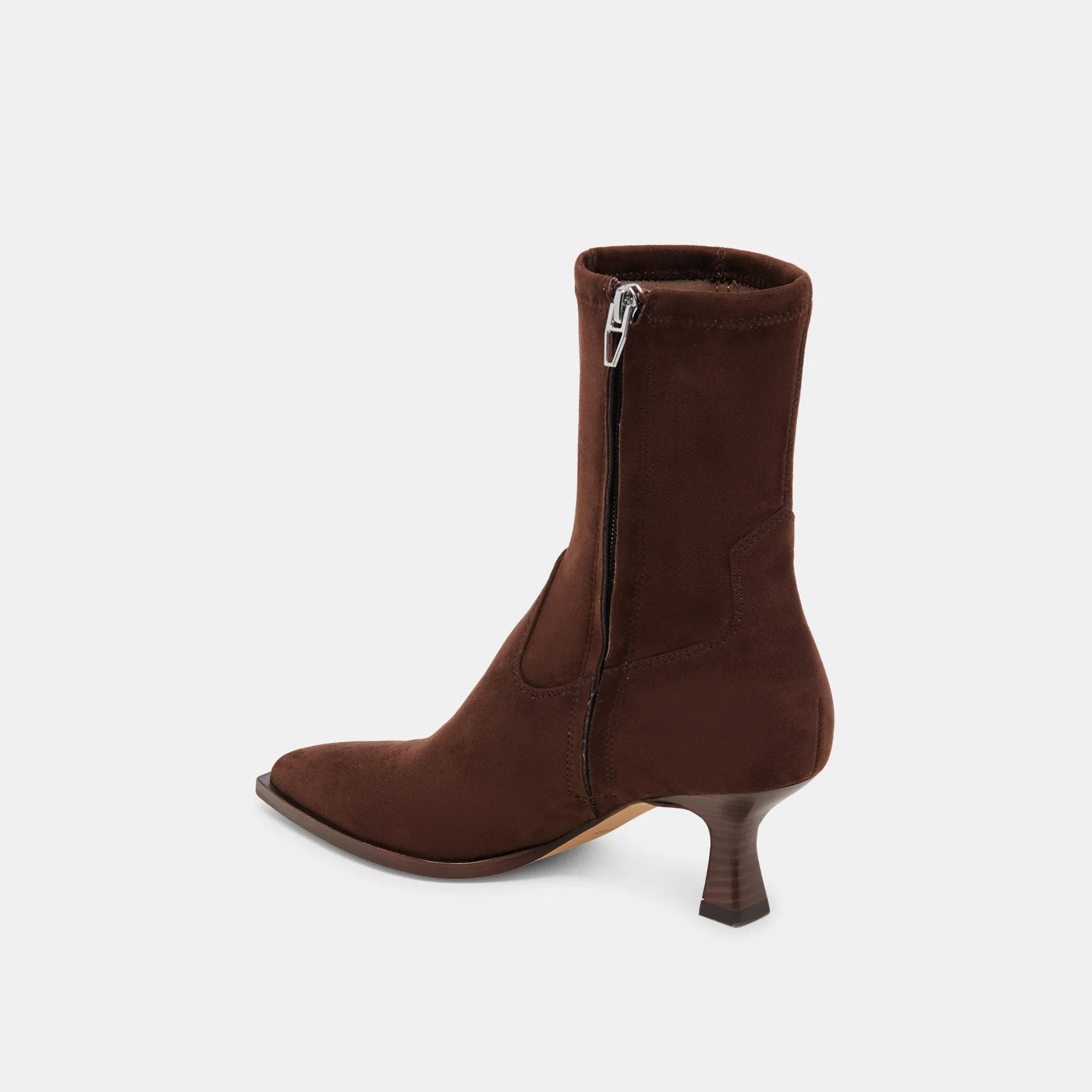 ARYA WIDE CALF BOOTS DK BROWN STELLA SUEDE