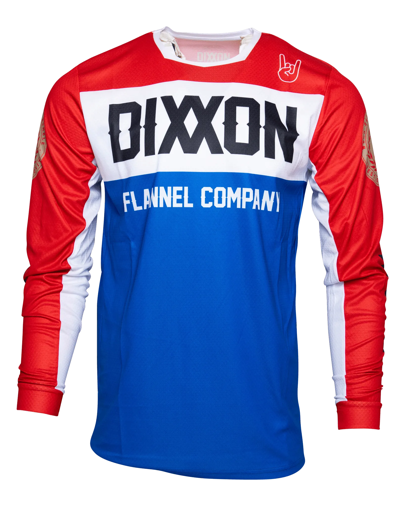 Badge Off-Road / MX Jersey - Red, White, & Blue