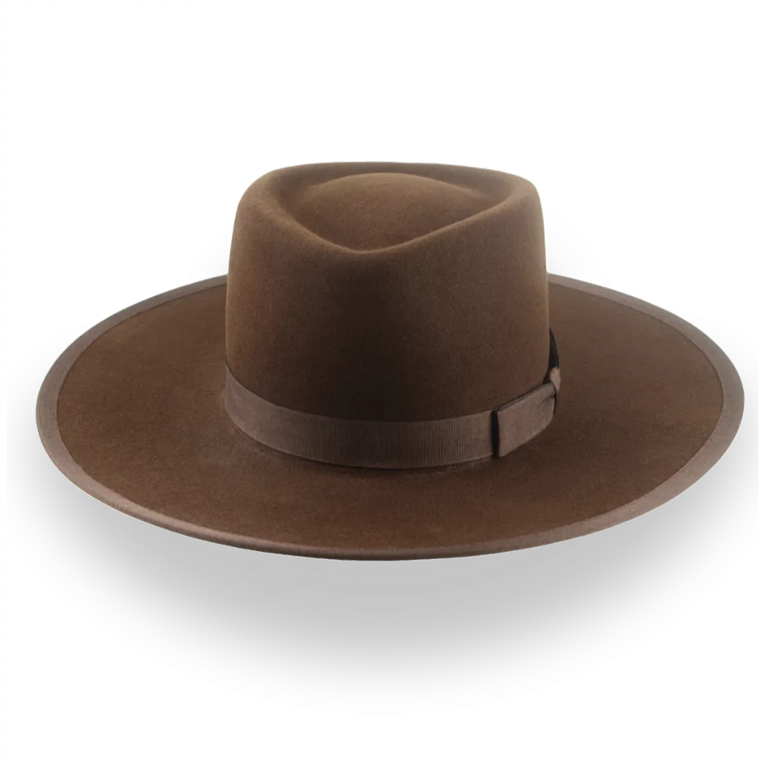 Brown Western Style Cowboy Hat in High-Quality Fur Felt | The Vanguard