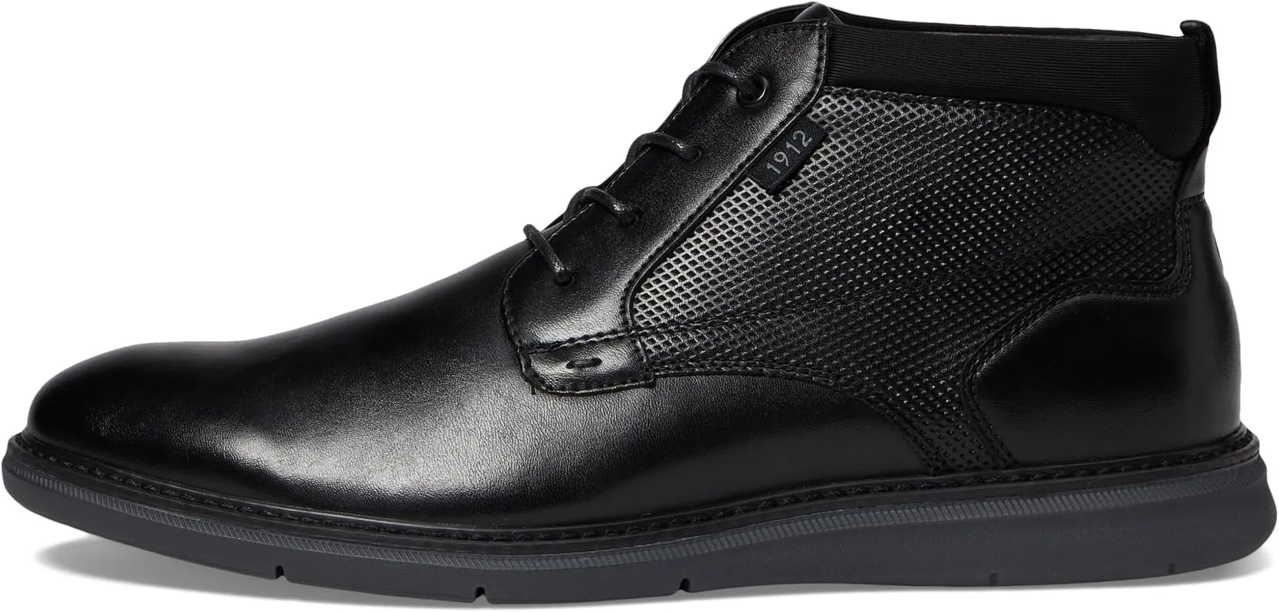 Chase Plain Toe Chukka Contemporary Fashion Boot Nunn Bush, black