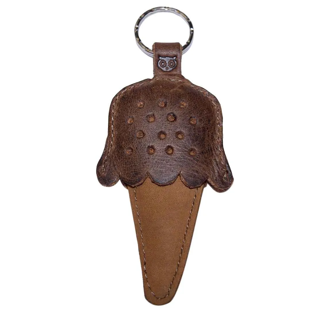 Chocolate Ice Cream Keychain