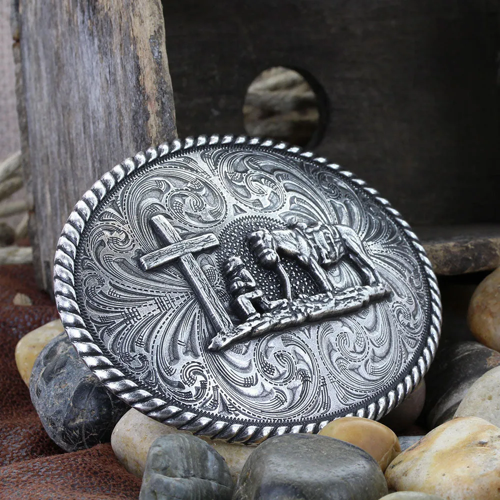 Christian Cowboy Buckle