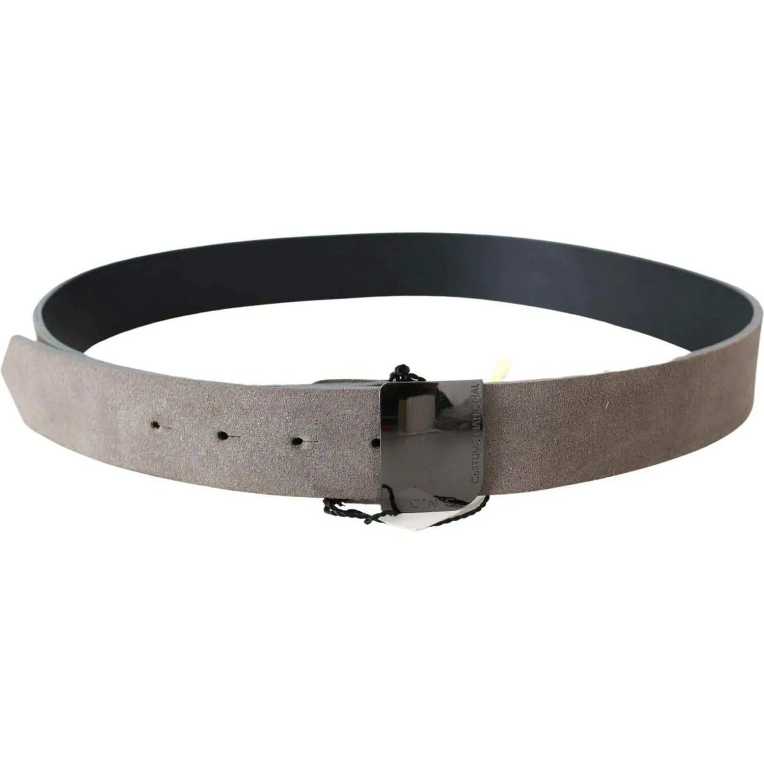 Costume National Classic Brown Leather Adjustable Belt