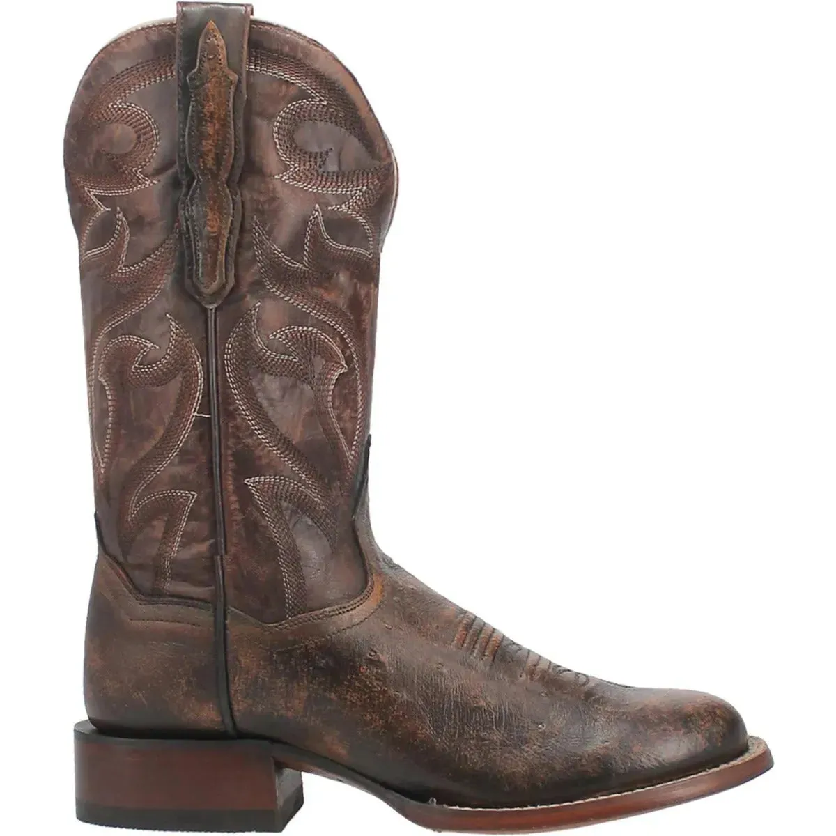 Dan Post Clyde - Men's Smooth Ostrich Cowboy Boots