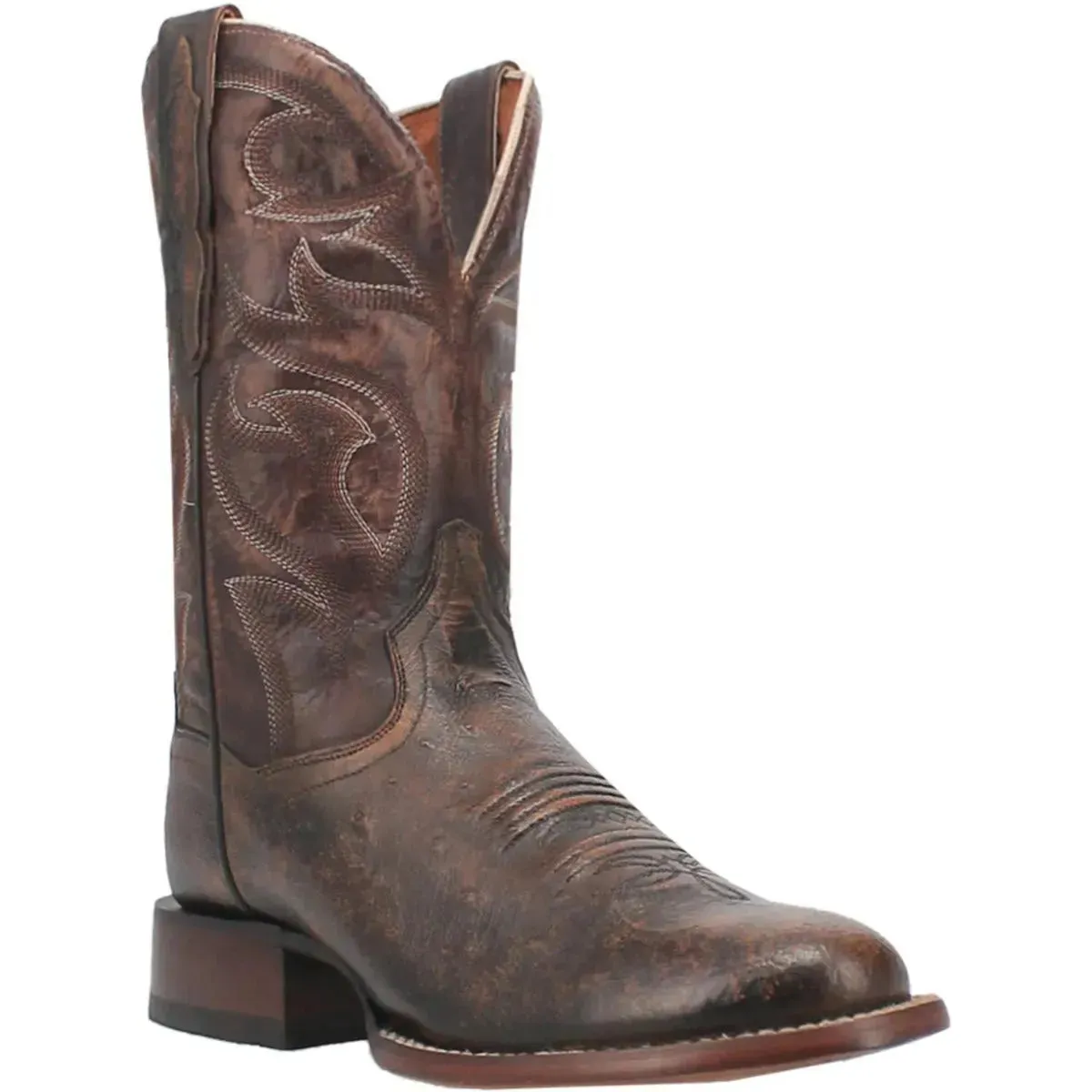 Dan Post Clyde - Men's Smooth Ostrich Cowboy Boots