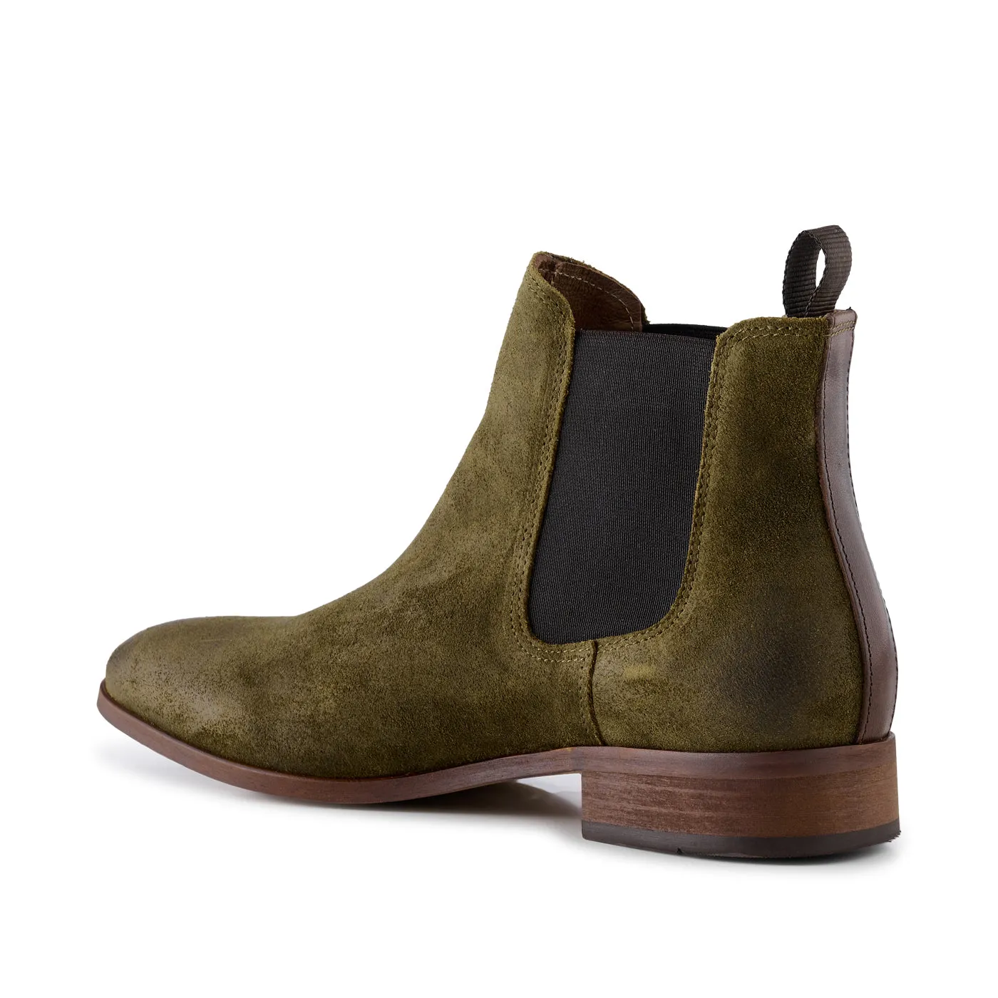 Dev chelsea boot waxed - KHAKI