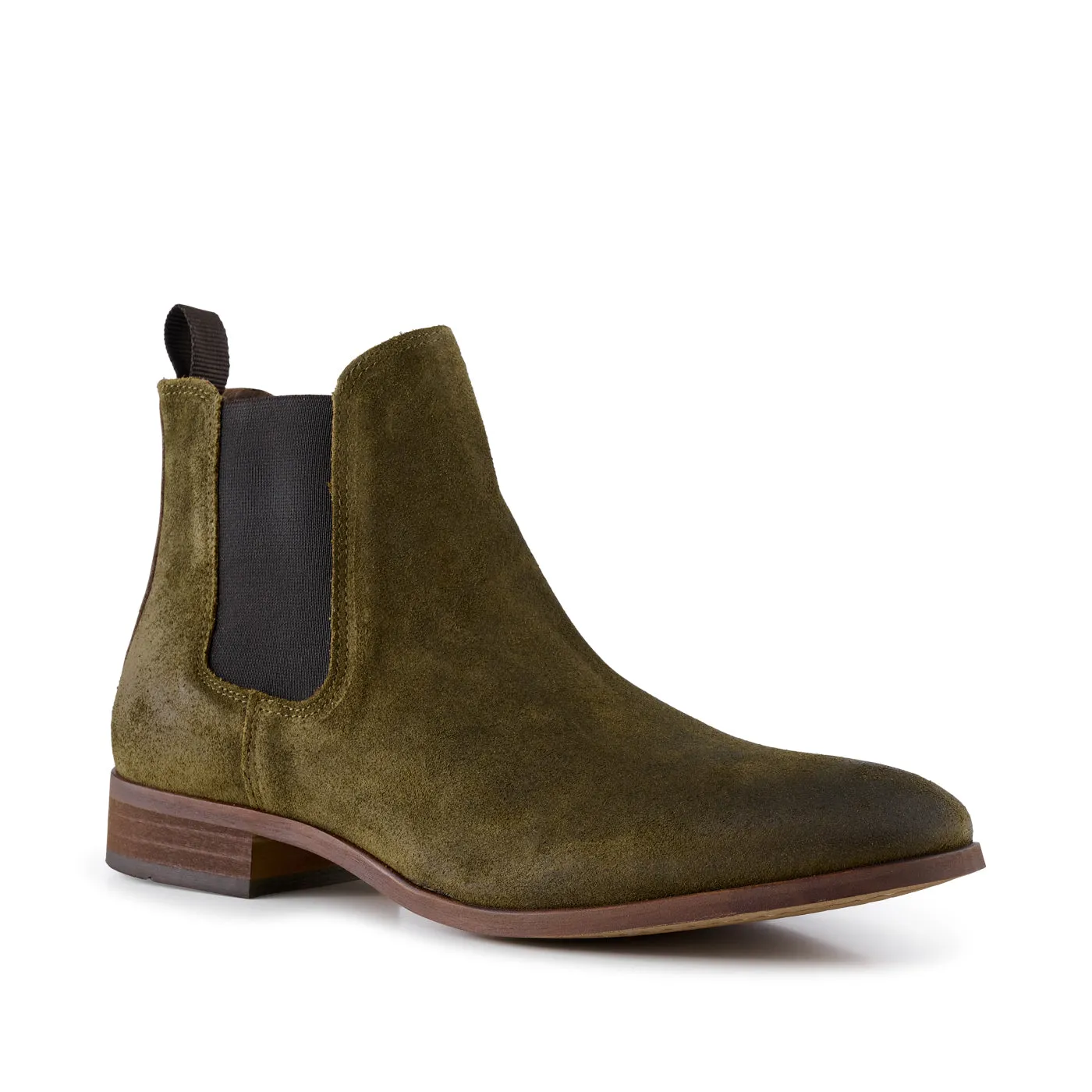 Dev chelsea boot waxed - KHAKI