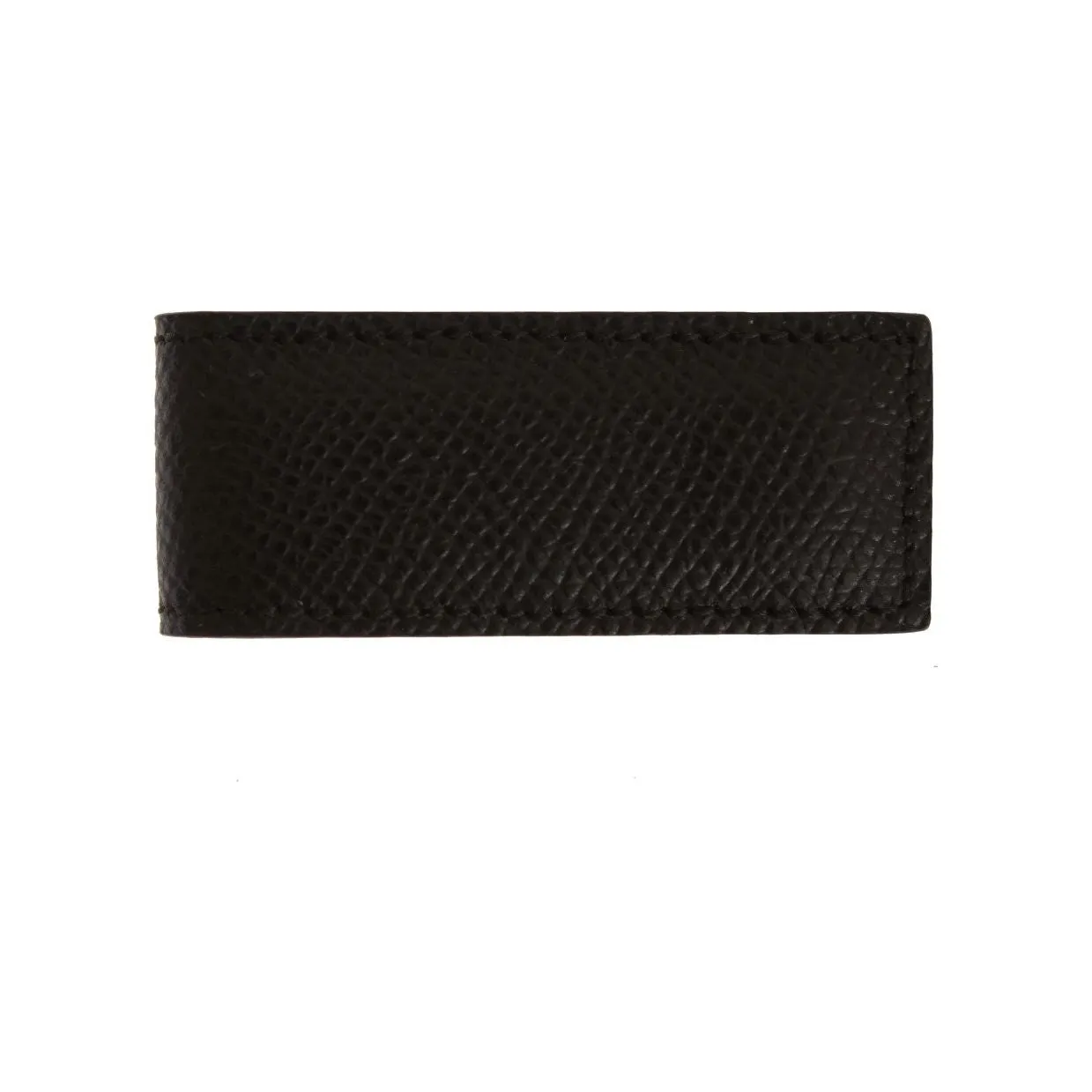 Dolce & Gabbana Elegant Brown Leather Money Clip