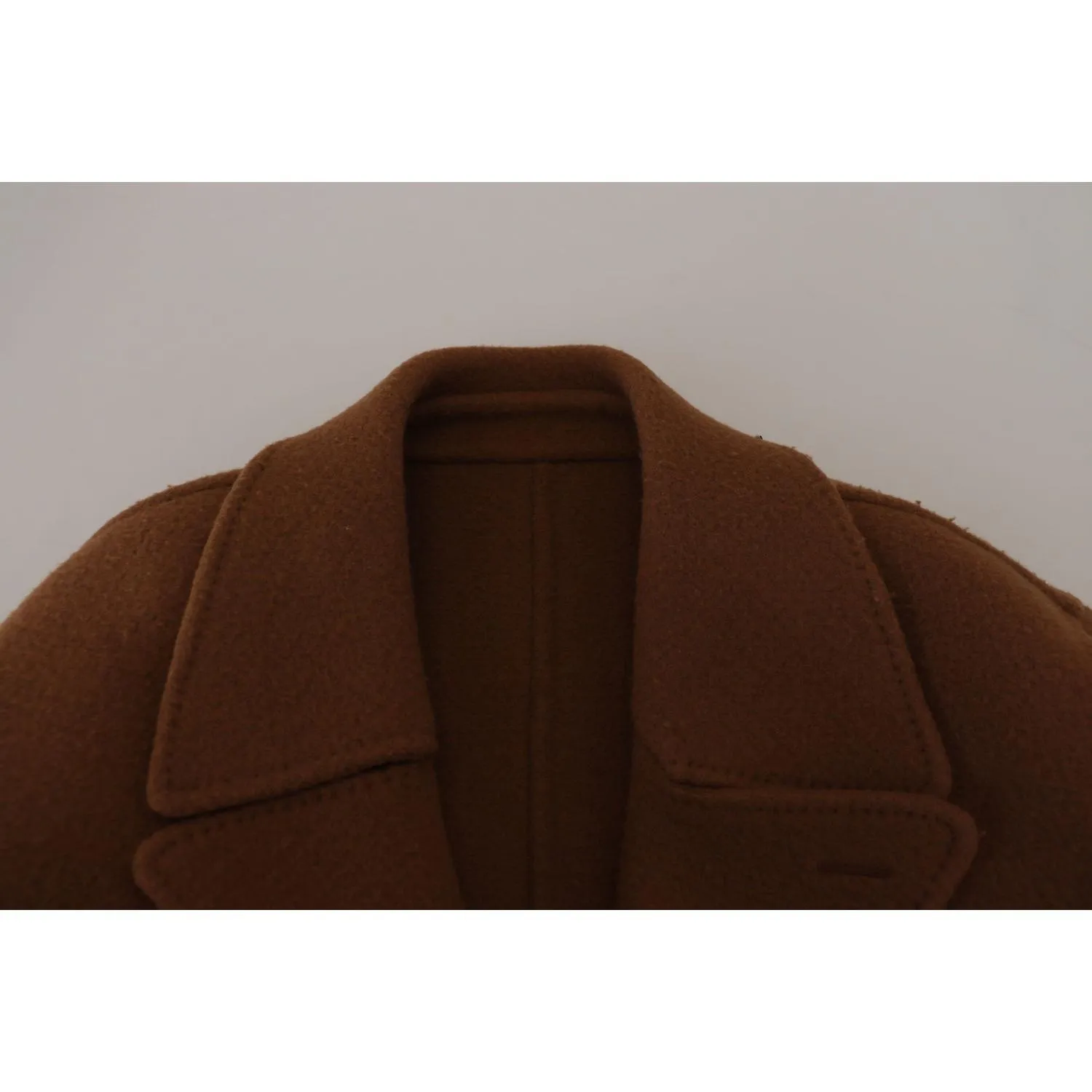 Dolce & Gabbana Elegant Double Breasted Brown Jacket