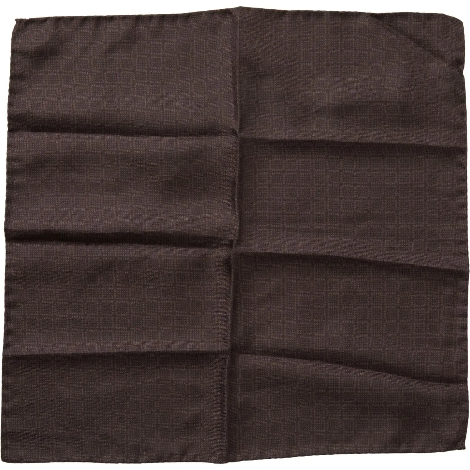 Dolce & Gabbana Elegant Silk Men's Square Scarf in Rich Brown