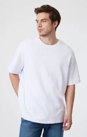 DROP SHOULDER T-SHIRT IN WHITE