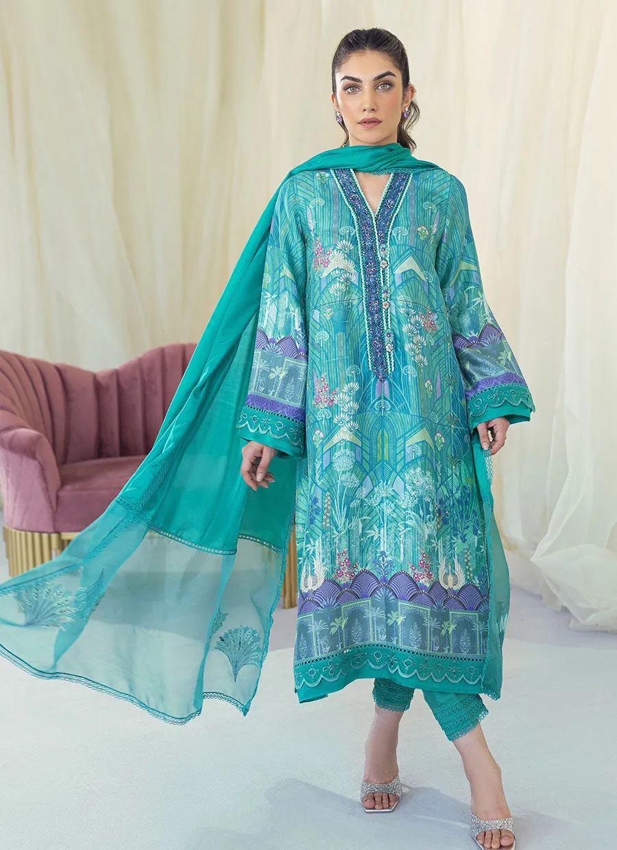 Edna Emerald Shirt and Dupatta