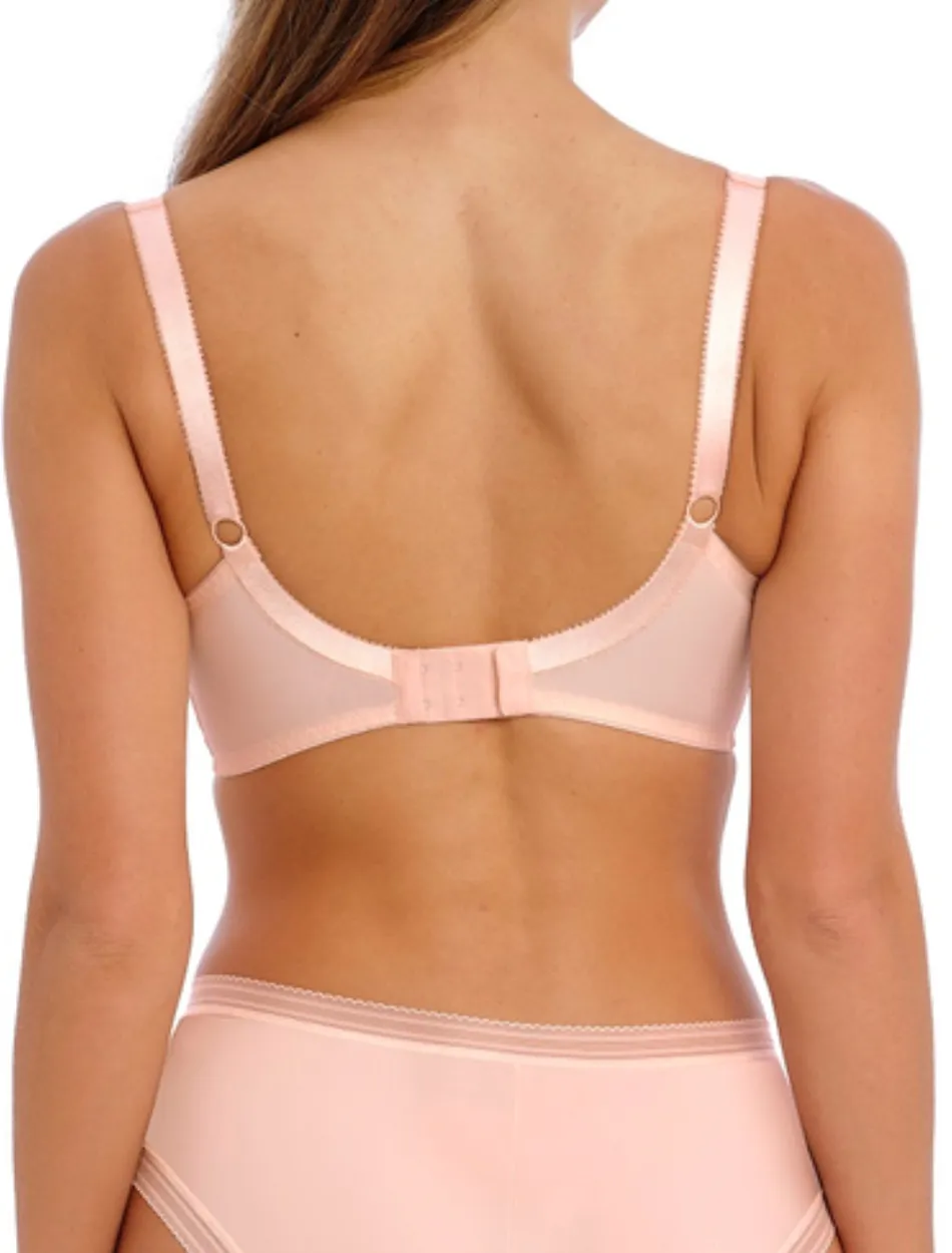 Fantasie Fusion Lace Underwire Padded Plunge Bra, Blush| Fusion Lace Bra In Blush