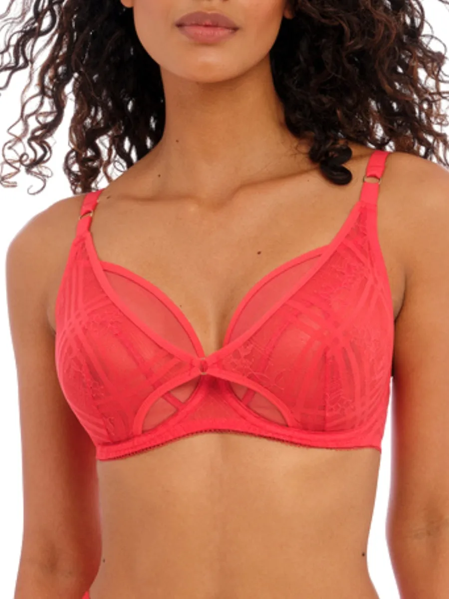 Fatale High Apex Bra - Chilli Red