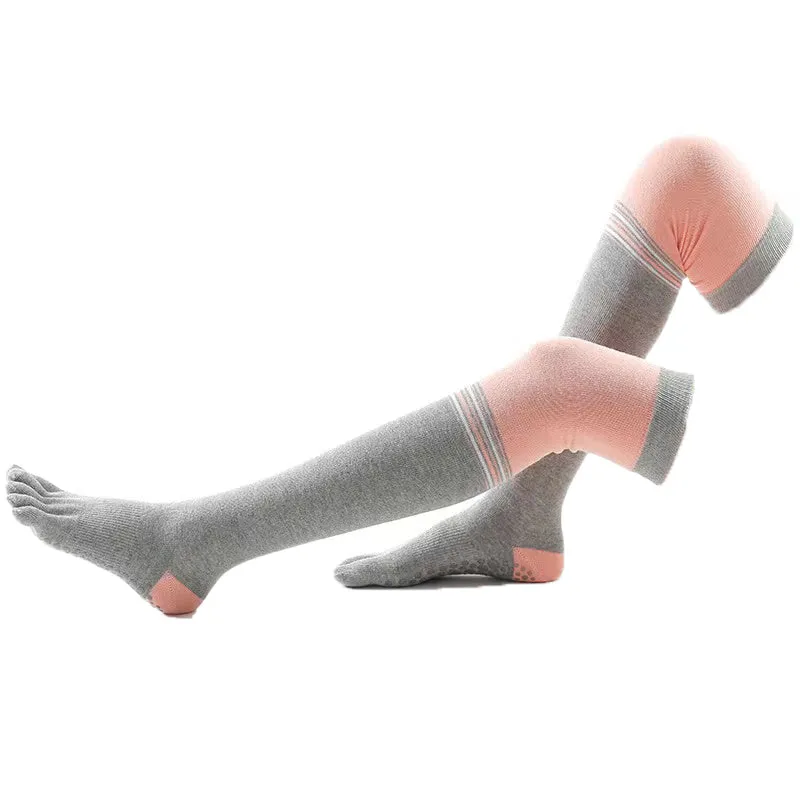 High-Performance Knee-High Yoga Socks