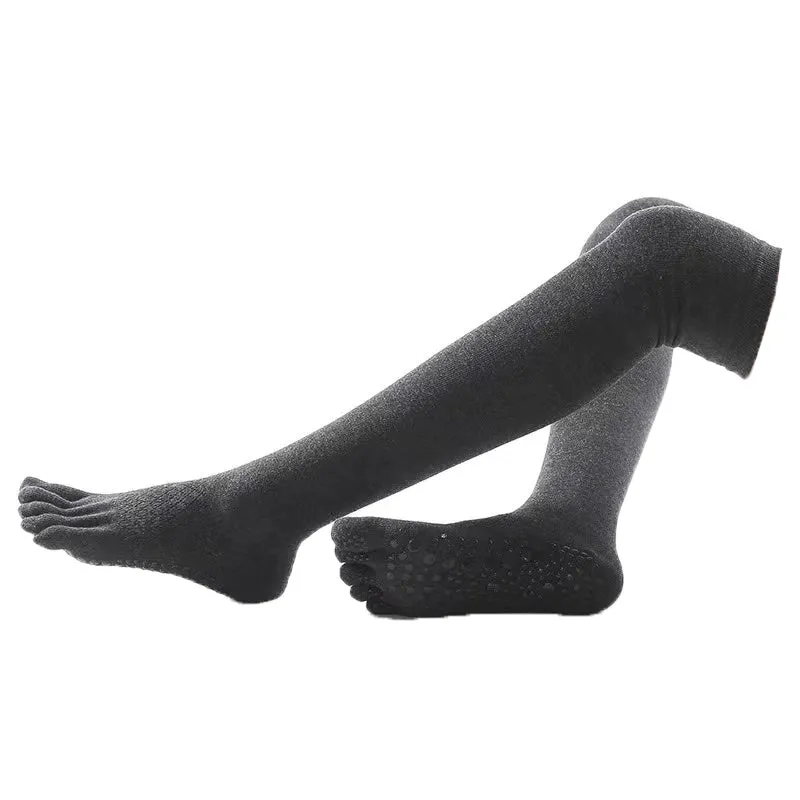 High-Performance Knee-High Yoga Socks