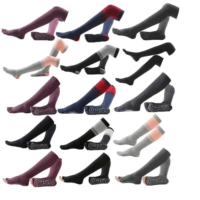 High-Performance Knee-High Yoga Socks