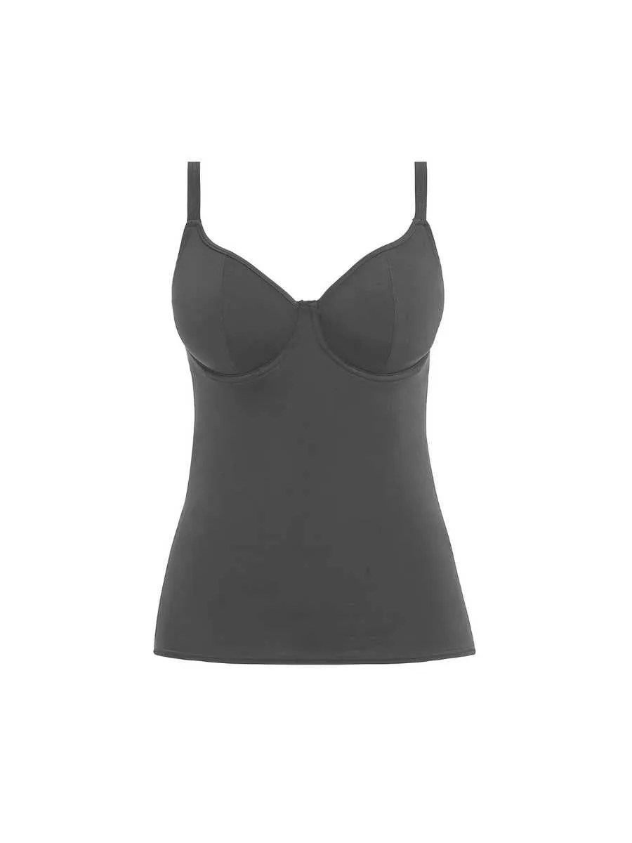 Jewel Cove Tankini - Plain Black