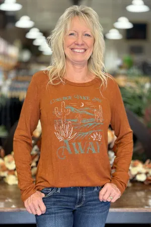 Knit Cowboy Take Me Away Top