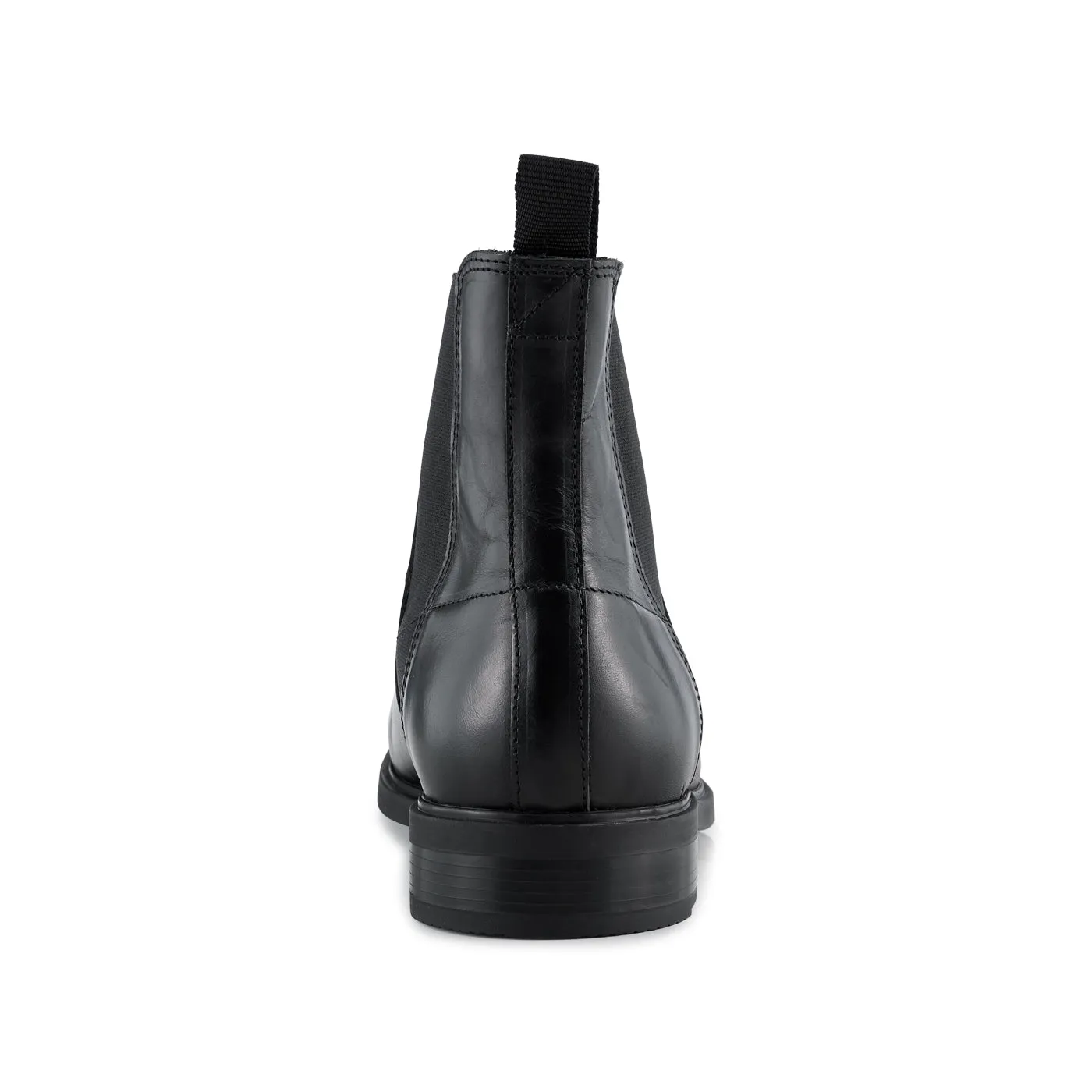 Linea chelsea boot leather - BLACK