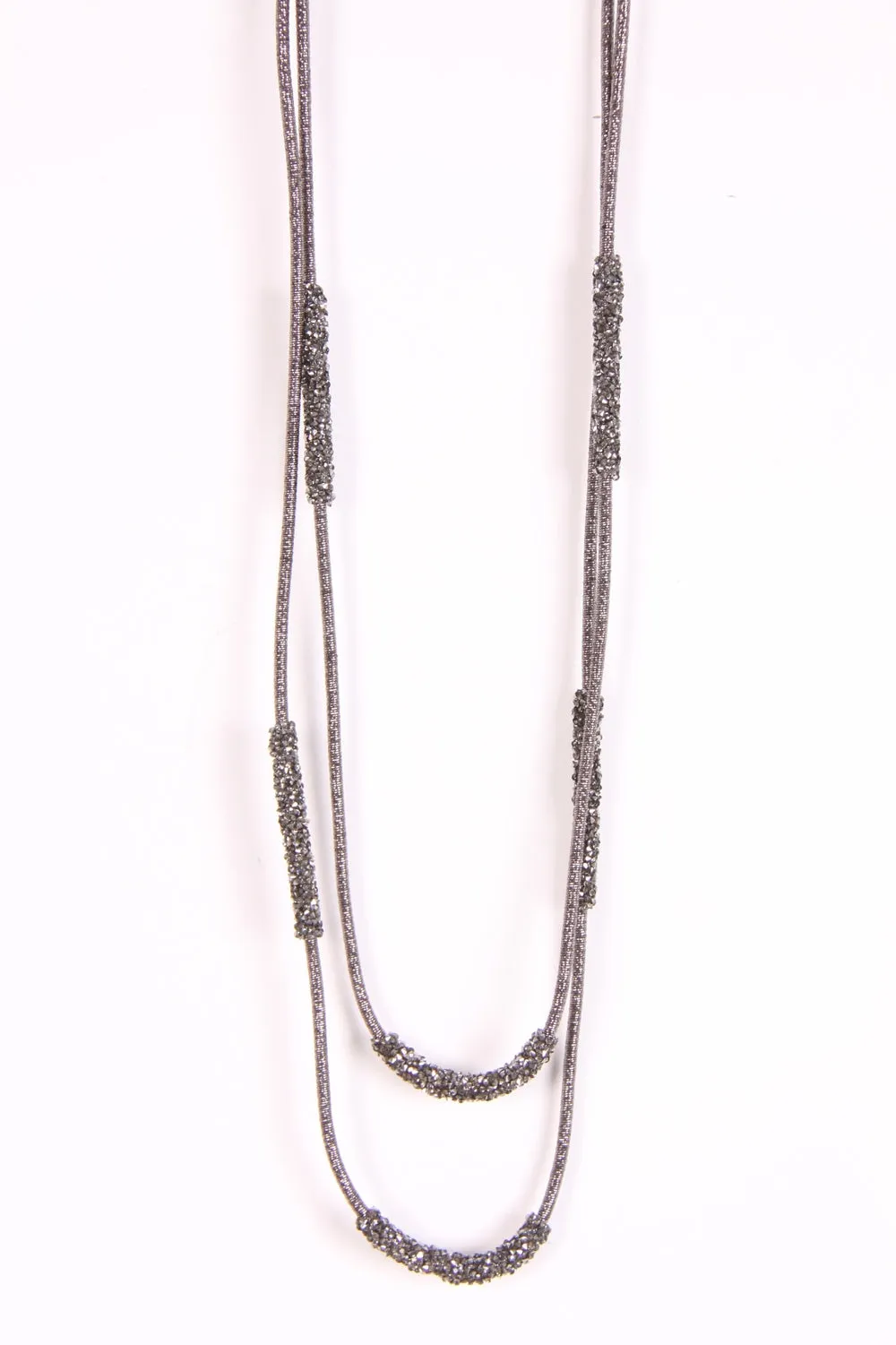 Long Lagen Look Double thread Necklace by Urban Mist