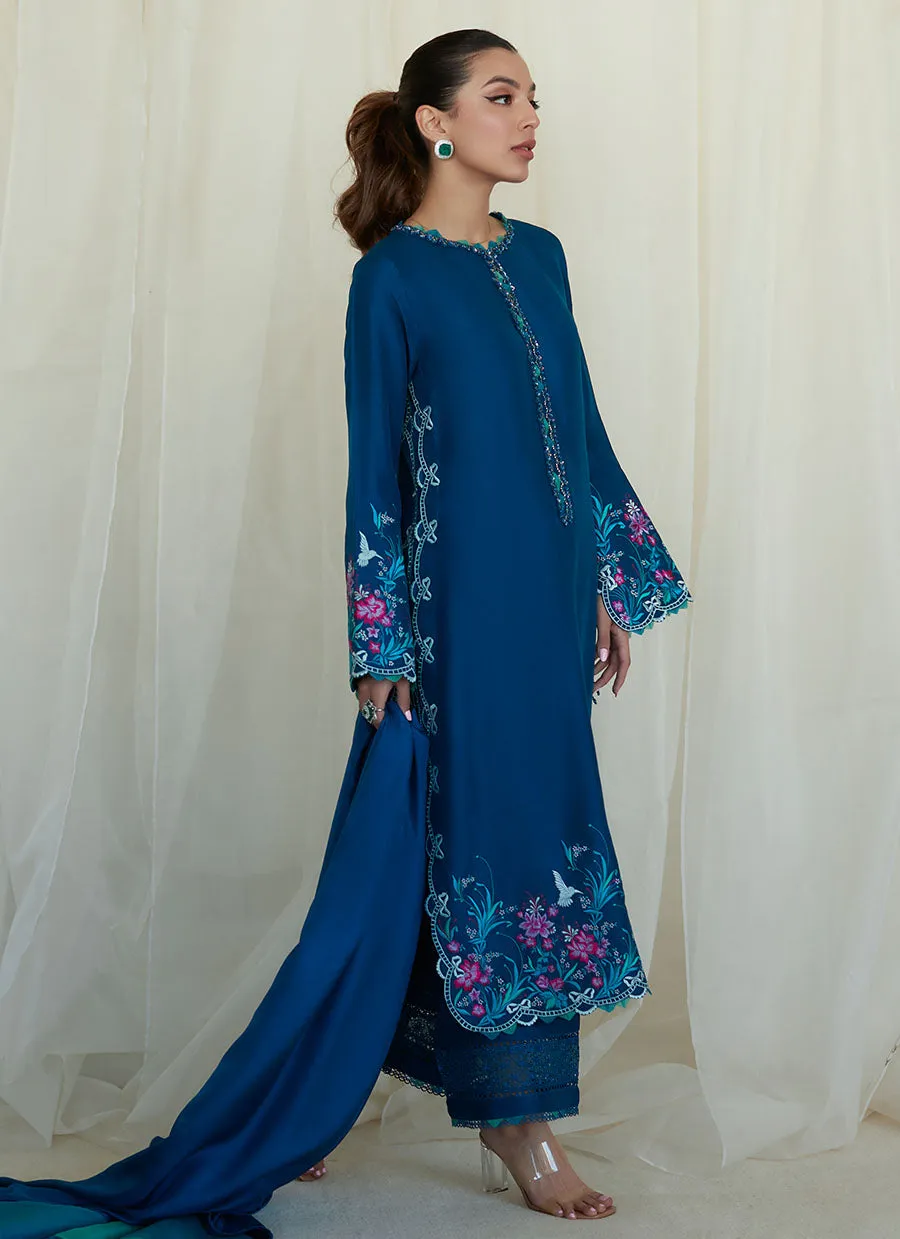 Lumira Teal Shirt and Dupatta