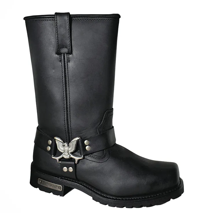 Men's 13" Side Zipper Boot Black