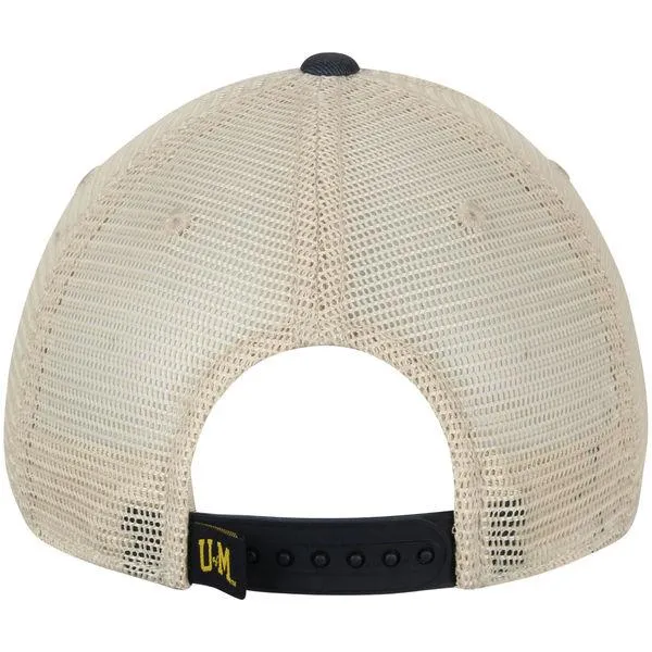 Michigan Wolverines TOW Gray United Mesh Adjustable Snapback Slouch Hat Cap