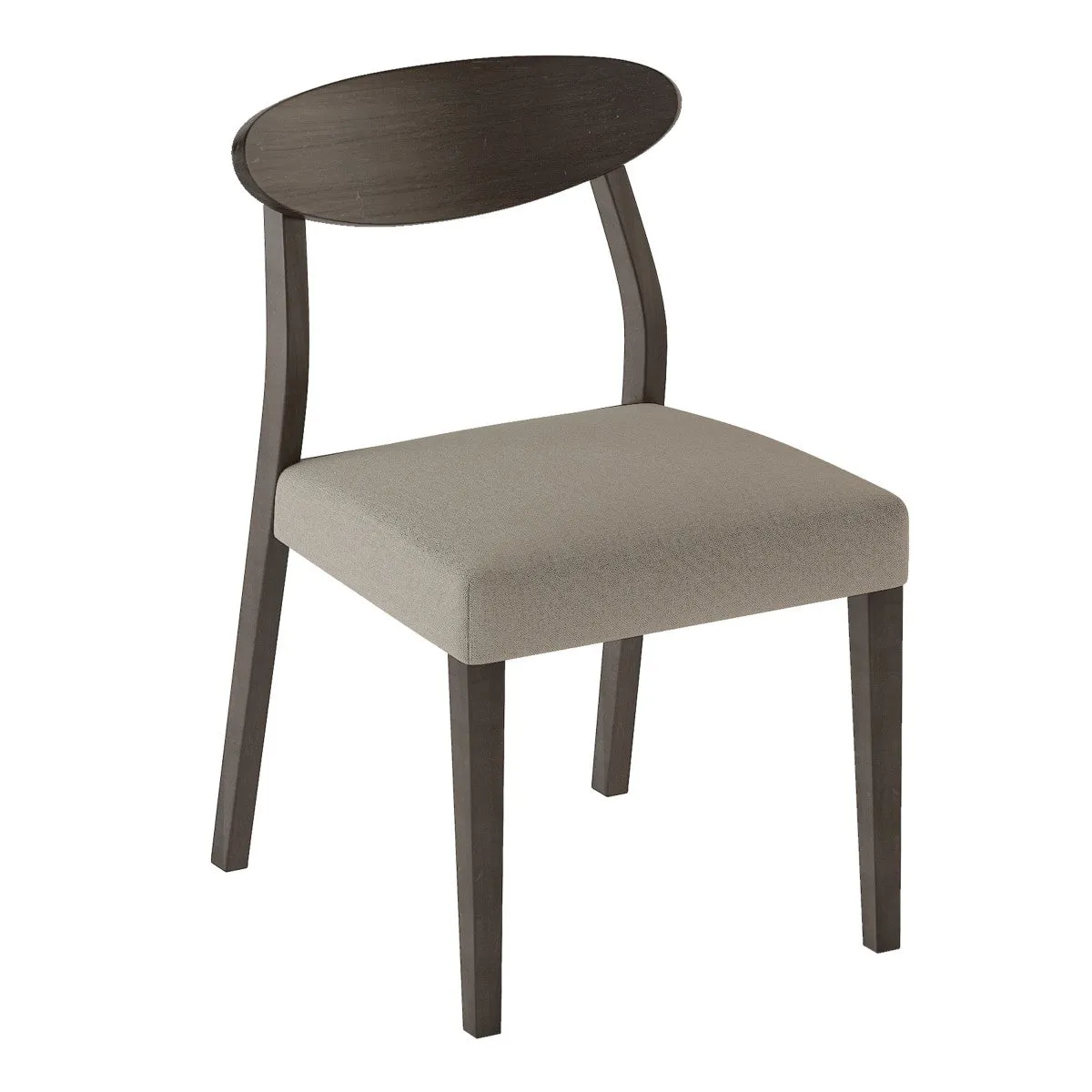 Mid-Century Two-Tone Side Chair - Set of 2