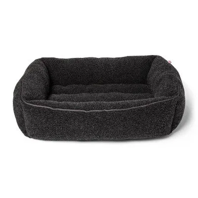 Modern Cuddler Rectangle Dog Bed - M - Boots & Barkley