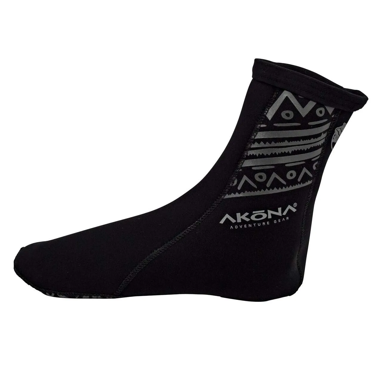 Open Box Akona 2mm Tall Socks with Printed Traction Sole - 10