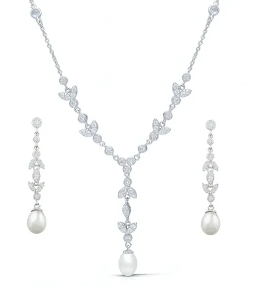 Primrose Vine Necklace and Earring Set