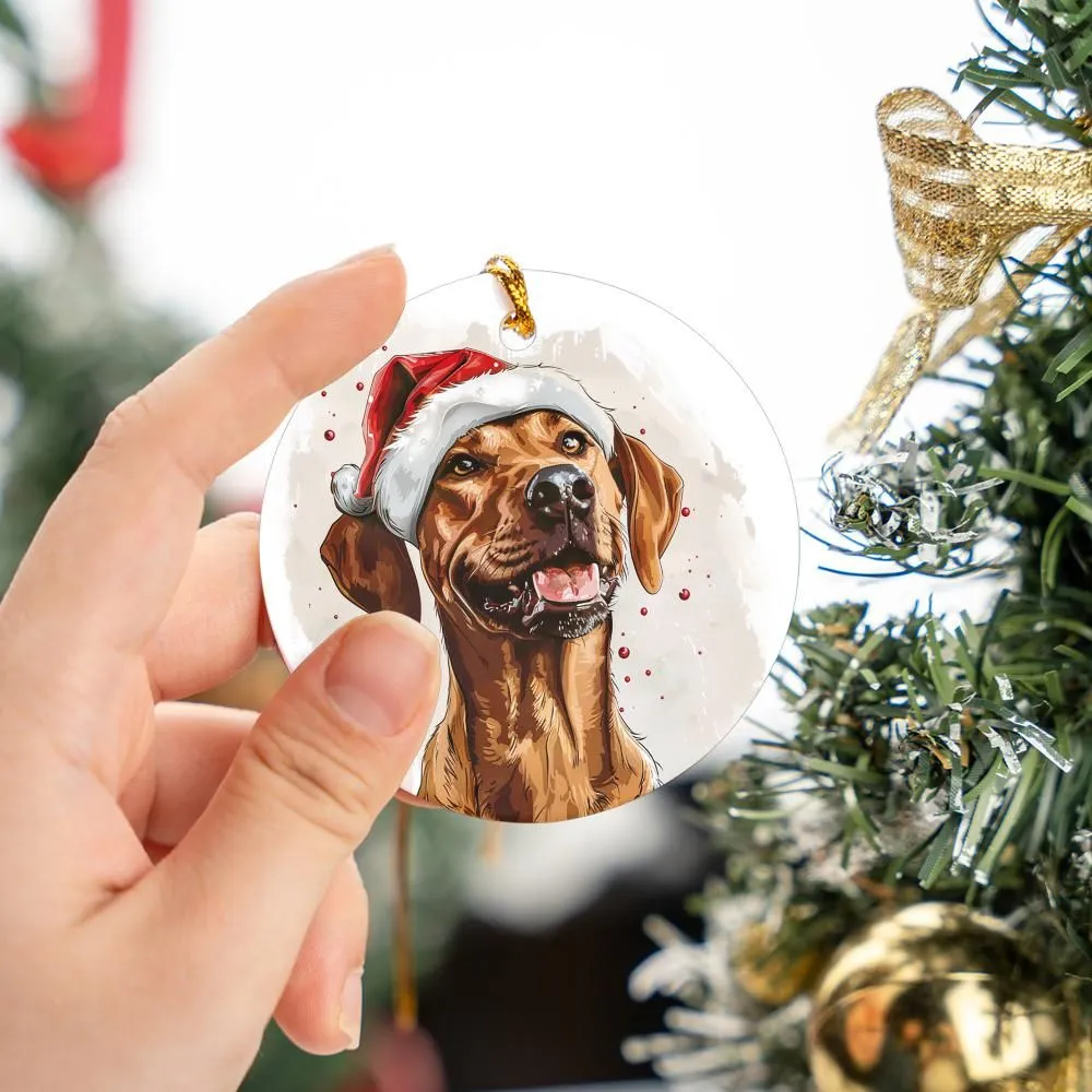 Rhodesian-Ridgeeback-1 Christmas Ornament