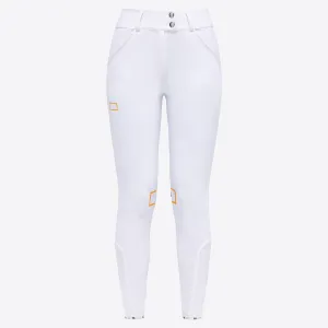 Rider's Gene High Waist Full Grip Breeches - White