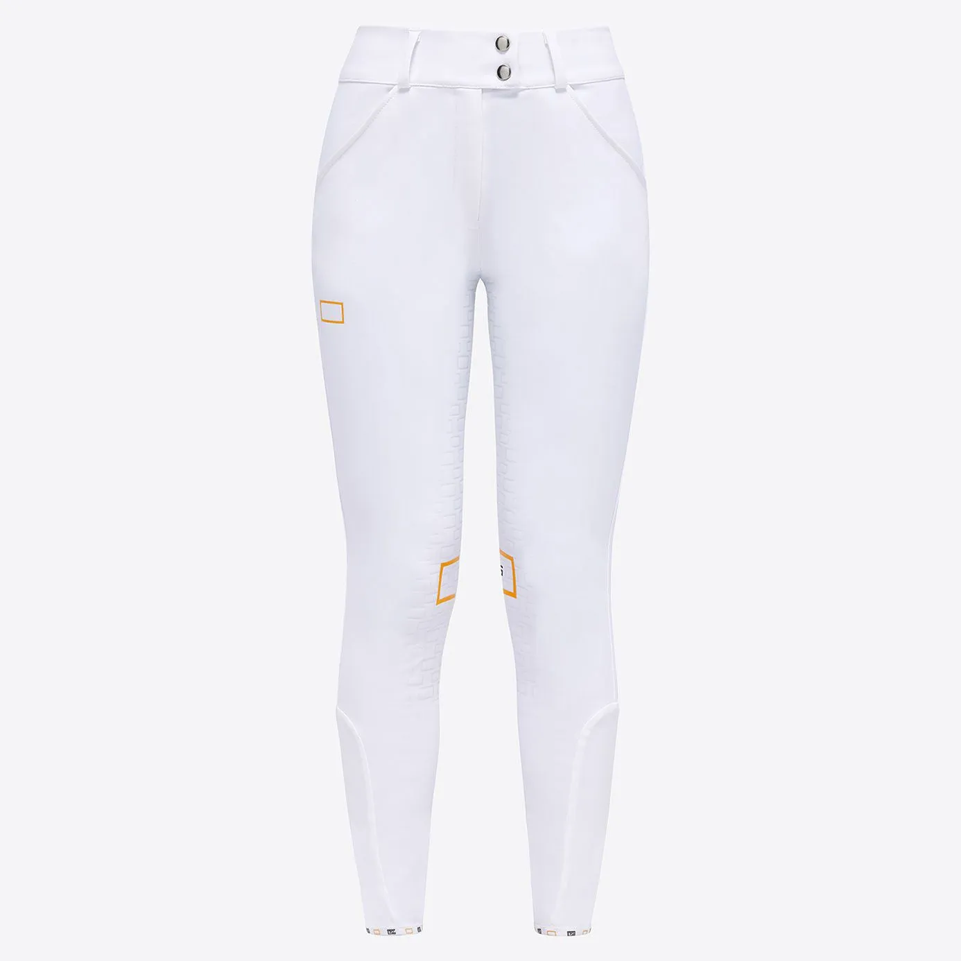 Rider's Gene High Waist Full Grip Breeches - White