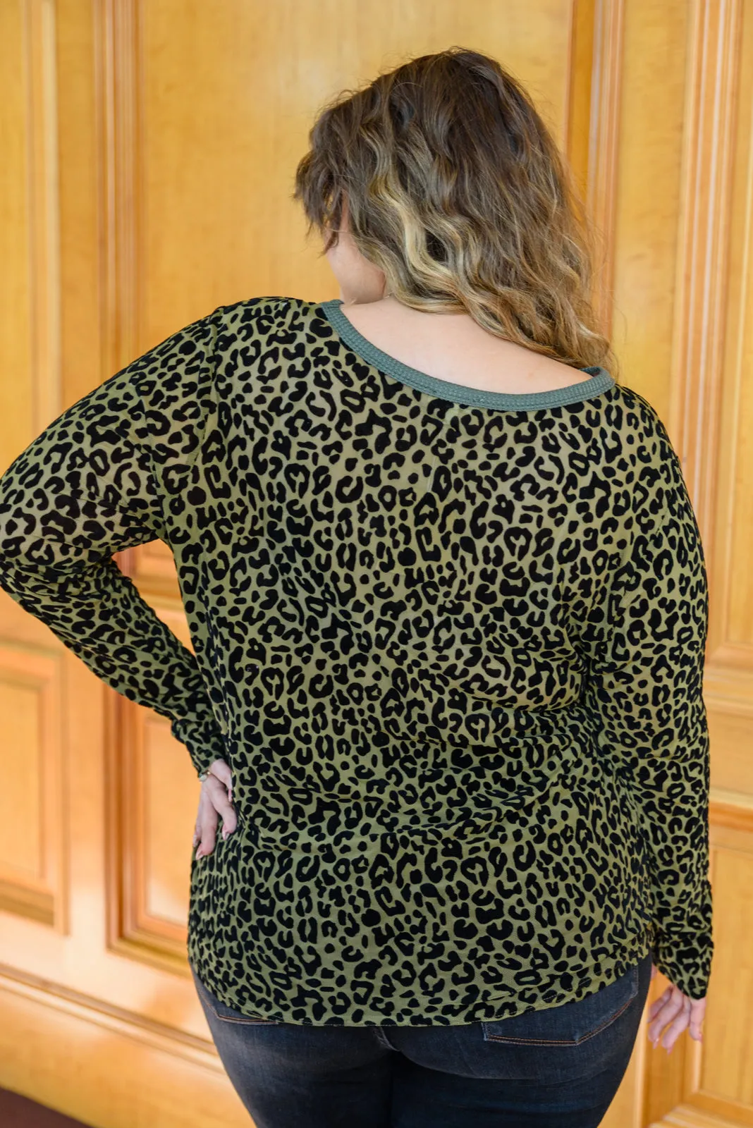 Sass Of It All Animal Print Top