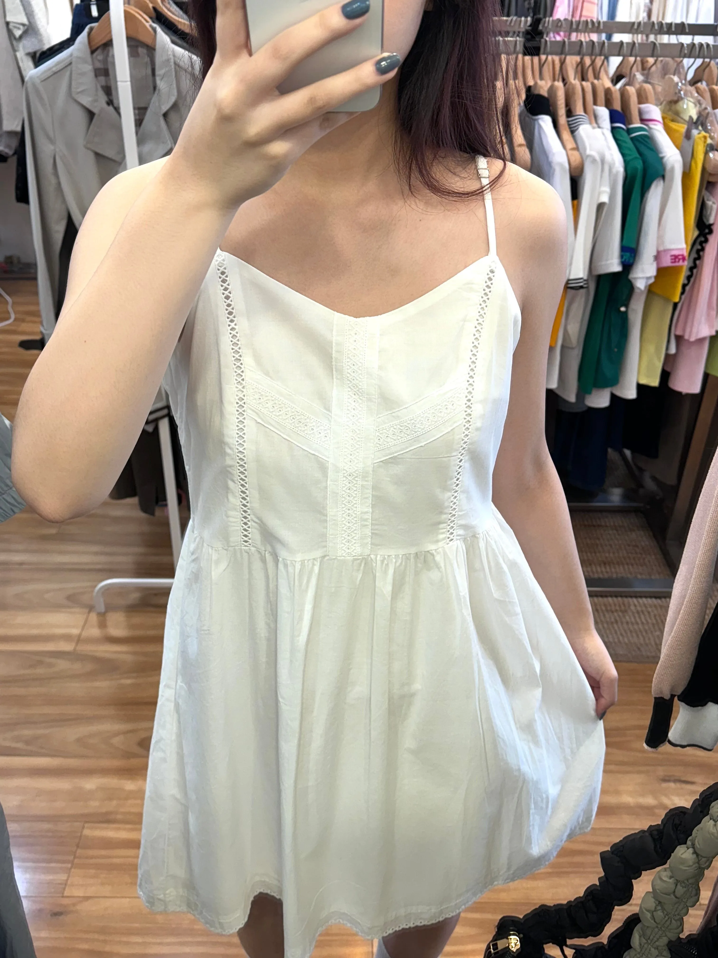 Simple White Summer Dress