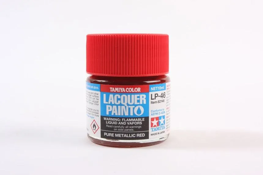 Tamiya 82146 LP-46 Pure Metallic Red Lacquer Paint 10ml TAM82146