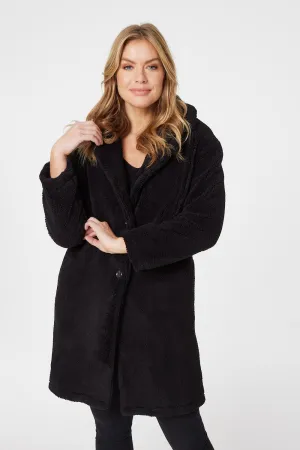 Teddy Faux Fur Longline Coat