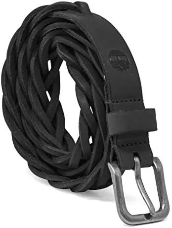 Timberland Women's 25mm Braided Leather Belt