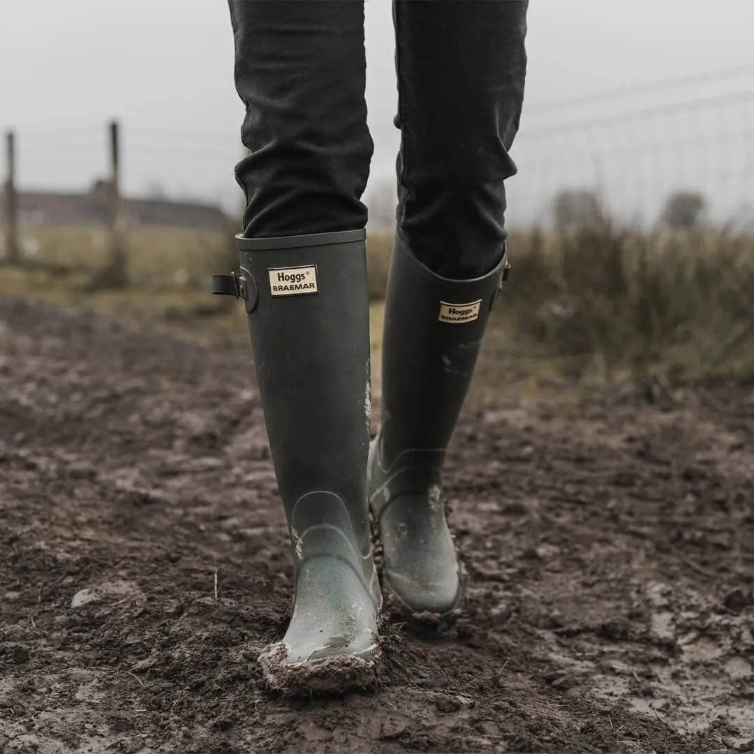 Unisex Braemar Wellington Boots - Green by Hoggs of Fife